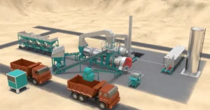 continuous asphalt plant