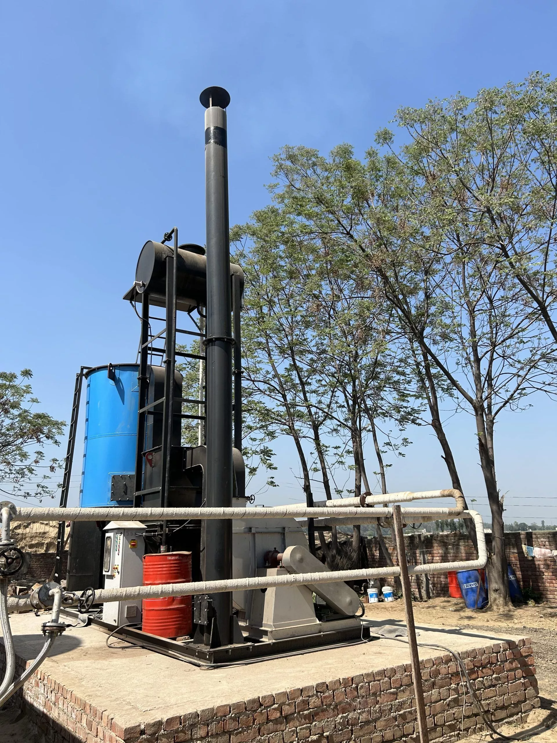 heater for asphalt plant