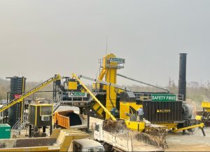 mobile asphalt plant