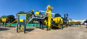 mobile batch mix plant
