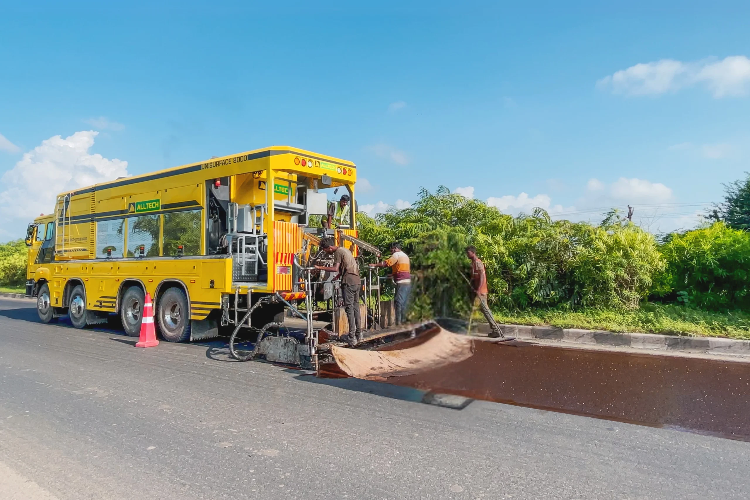 micro surface paving