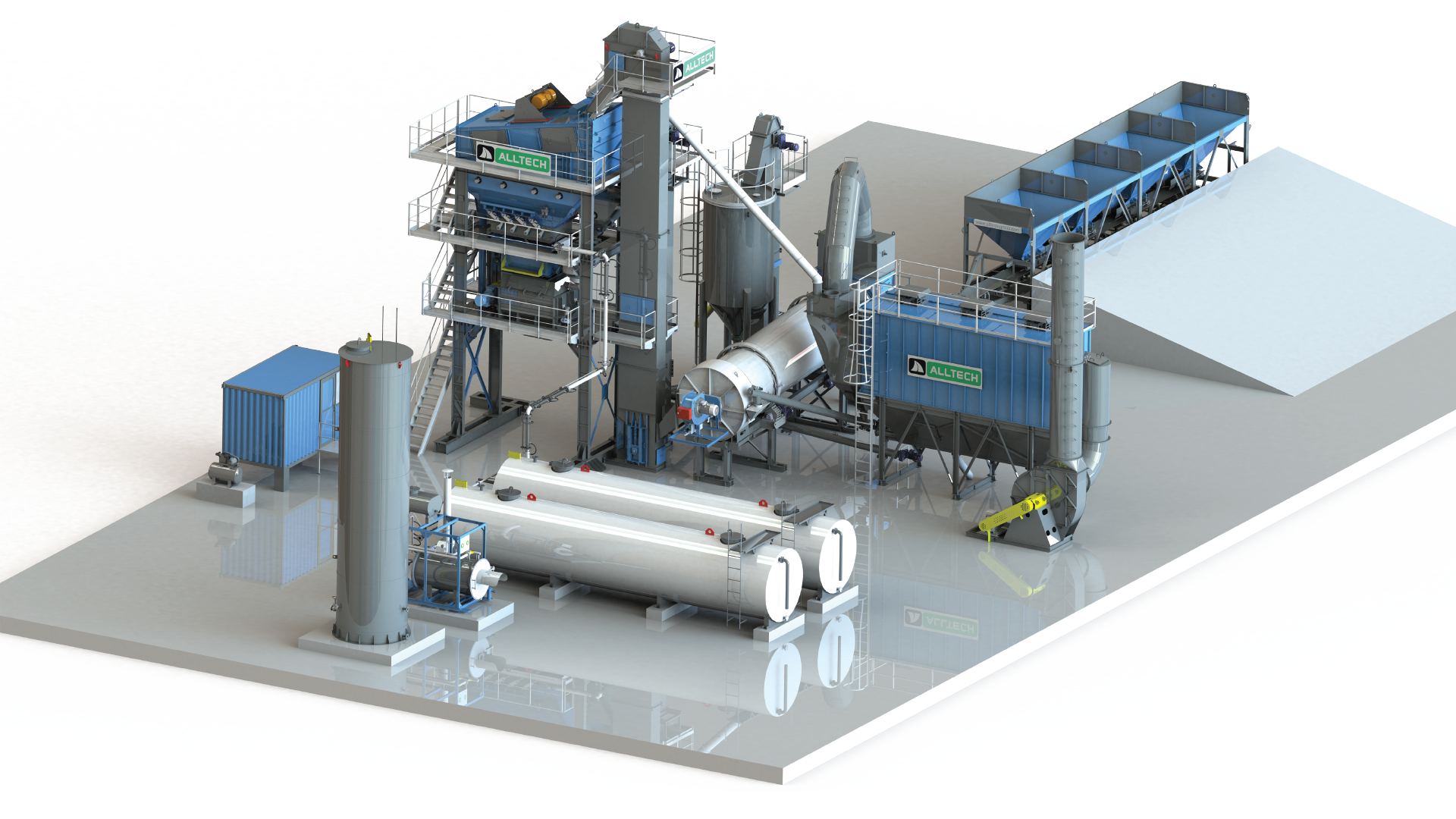 Asphalt Plant Render Image