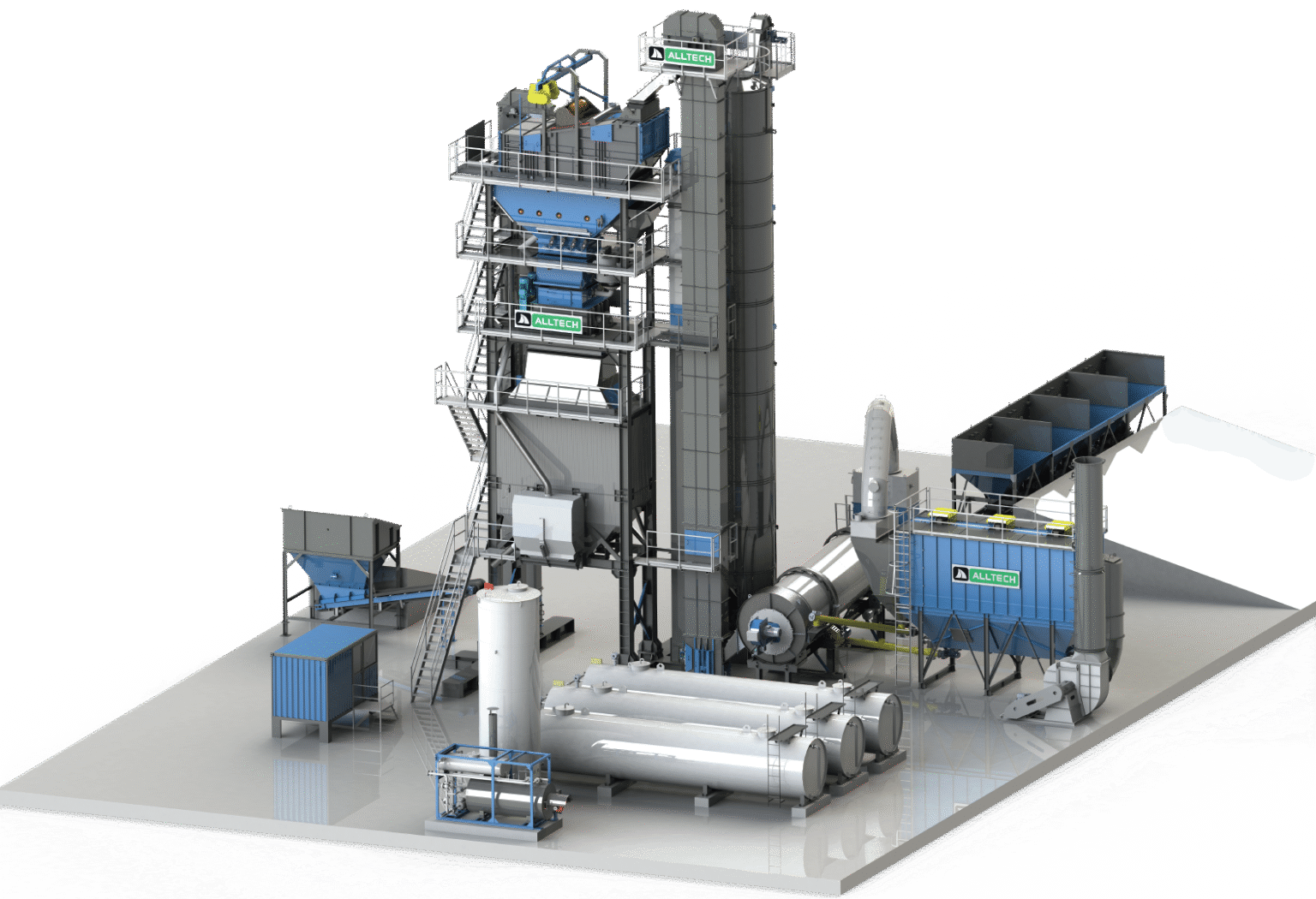 Asphalt Plant Render Image