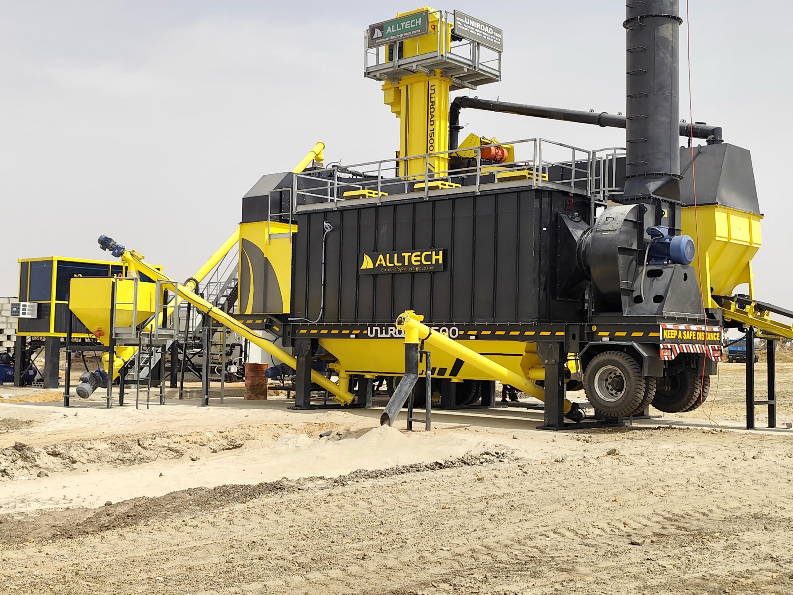 mobile asphalt plant