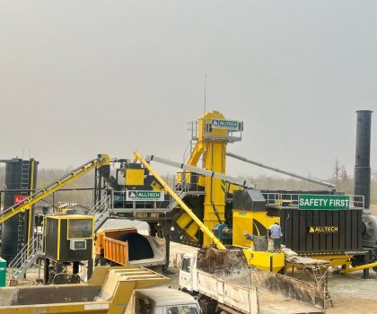 mobile asphalt plant