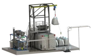 bitumen bag melter Render Image